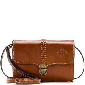 Patricia Nash Braided Leather Convertible Crossbody Bag